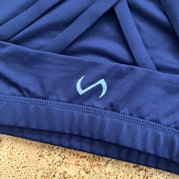 Tlf Navy Blue Strappy Sports Bra - Picture 4 of 7